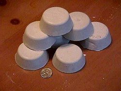 pH pills made of pure plaster of paris